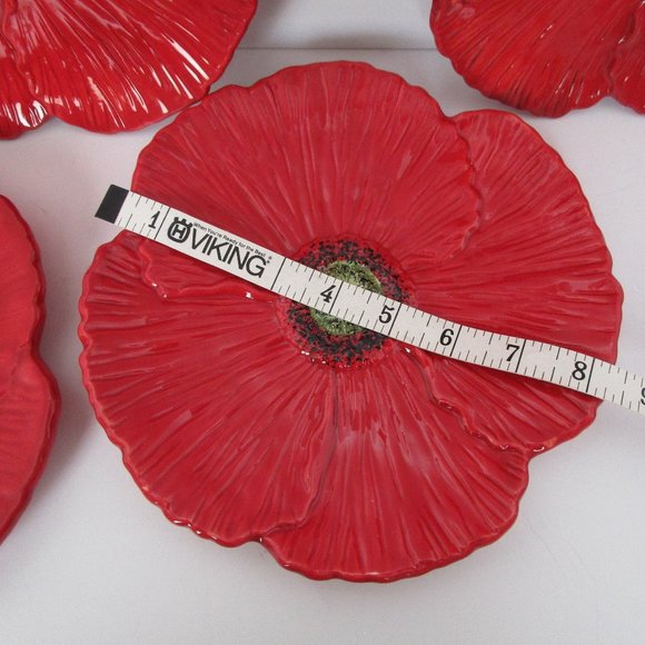 poppy shaped plates - Picture 4 of 6